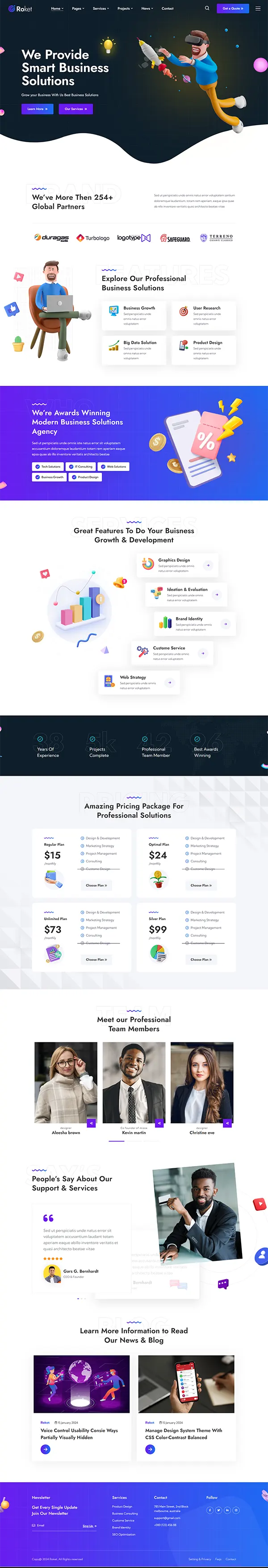 Roket - Joomla 6 Technology & IT Solutions Template